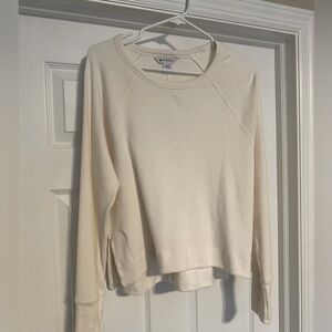 Athleta Coaster Luxe Waffle Sweatshirt